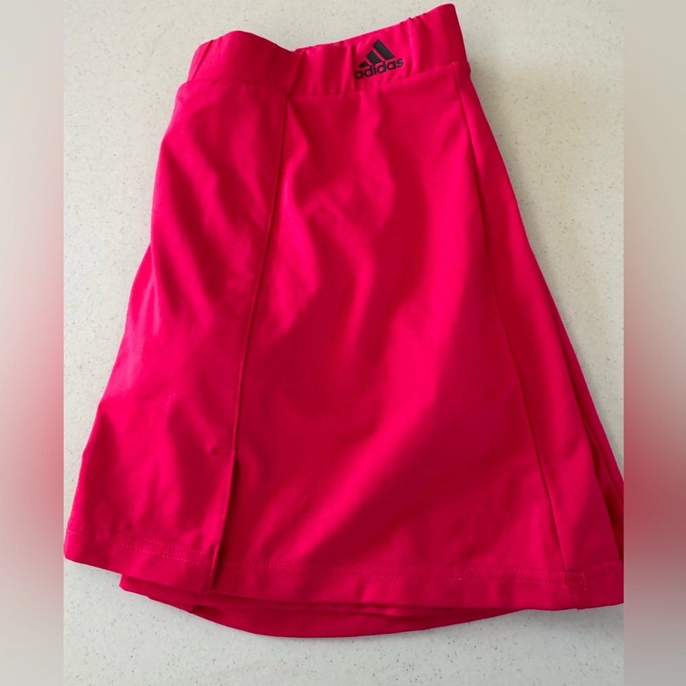 adidas Hot Pink A-Line Athletic Skirt